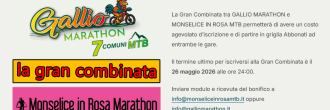 GRAN COMBINATA MONSELICE IN ROSA - GALLIO MARATHON